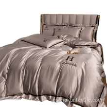 Setting de lujo para sábanas Juegos de cama King Tamaño de lujo